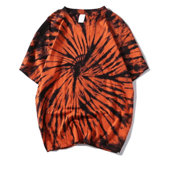 Custom Red Tie Dye Relaxed T-Shirt 6EBF96 - Style 6EBF96 - product detail view 2