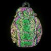 Custom Reflective Hooded Puffer Jacket with Zip Front - Style 8C996C - product detail view 5 Custom Reflective Hooded Puffer Jacket with Zip Front - Style 8C996C - product detail view 5