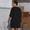 Custom Reflective Oversized Black T-Shirt - Style CB86AA - product detail view 2 Custom Reflective Oversized Black T-Shirt - Style CB86AA - product detail view 2