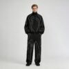 Custom Reflective Piping Streetwear Tracksuit Set - Style 598B25 - product detail view 3