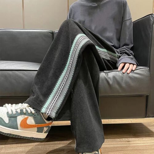 Custom Men's Registered Side-Panel Track Pants VW-EAC369 - Style EAC369