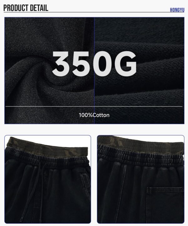 Custom Reinforced Drawcord Cropped Pants - K1183 - Style 13BC60 - product detail view 8