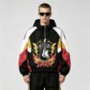 Custom Color-Block Hooded Graphic Jacket - Style 7ED7D0