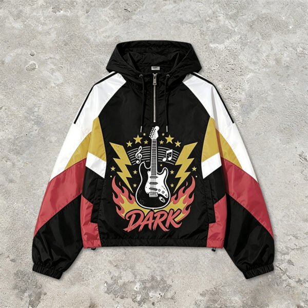 Custom Color-Block Hooded Graphic Jacket - Style 7ED7D0 - product detail view 10