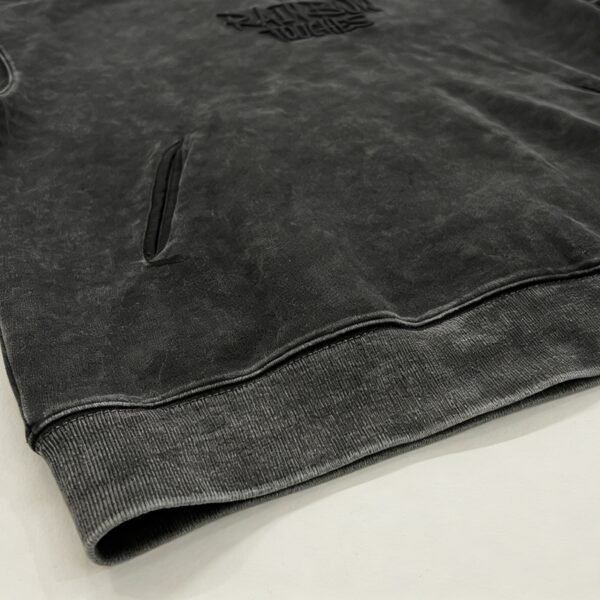 Custom Men's Reinforced Pocket Pullover Hoodie - Style B6894D - product detail view 4