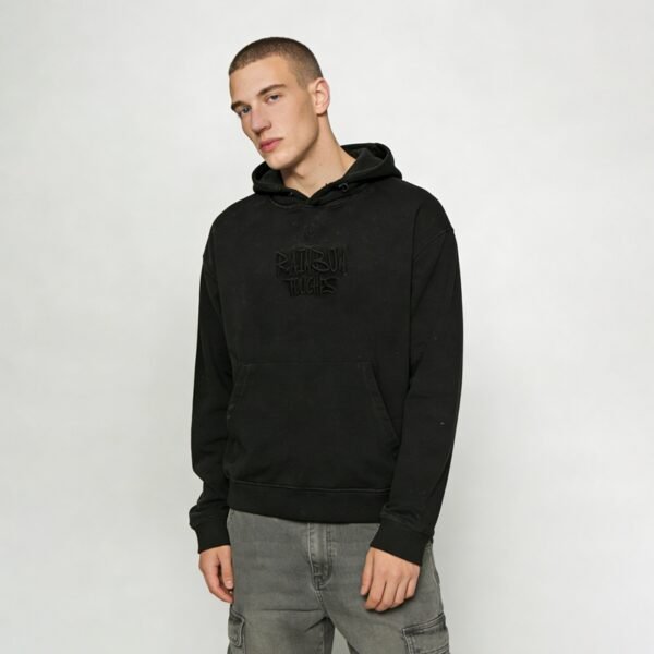 Custom Men's Reinforced Pocket Pullover Hoodie - Style B6894D - product detail view 6