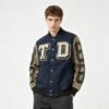 Custom Reinforced Pocket Varsity Jacket 709-10 - Style D42575 - product detail view 2 Custom Reinforced Pocket Varsity Jacket 709-10 - Style D42575 - product detail view 2