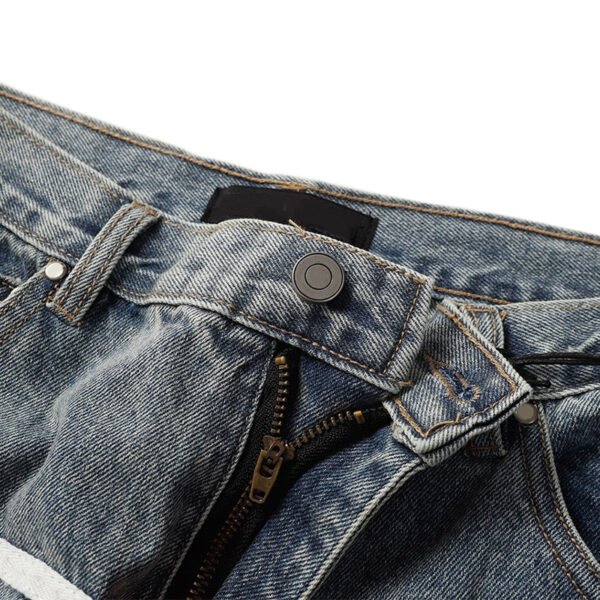 Custom Relaxed Straight-Leg Black Jeans | VW-2007 - Style 20E07D - product detail view 7 Custom Relaxed Straight-Leg Black Jeans | VW-2007 - Style 20E07D - product detail view 7