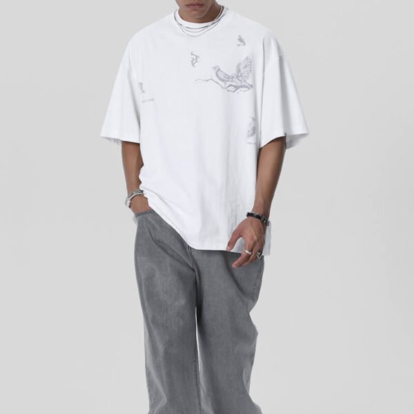 Custom Relaxed Black Streetwear Shorts - Style C62EB1 - product detail view 3 Custom Relaxed Black Streetwear Shorts - Style C62EB1 - product detail view 3