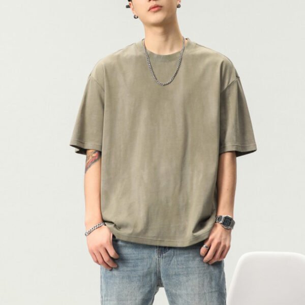 Custom Vintage Relaxed T-Shirt With Level Hem | VW-C134 - Style C134B9 - product detail view 5 Custom Vintage Relaxed T-Shirt With Level Hem | VW-C134 - Style C134B9 - product detail view 5