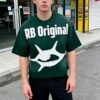 Custom Rhinestone Applique Oversized T-Shirt - Style A73F87 - product detail view 7