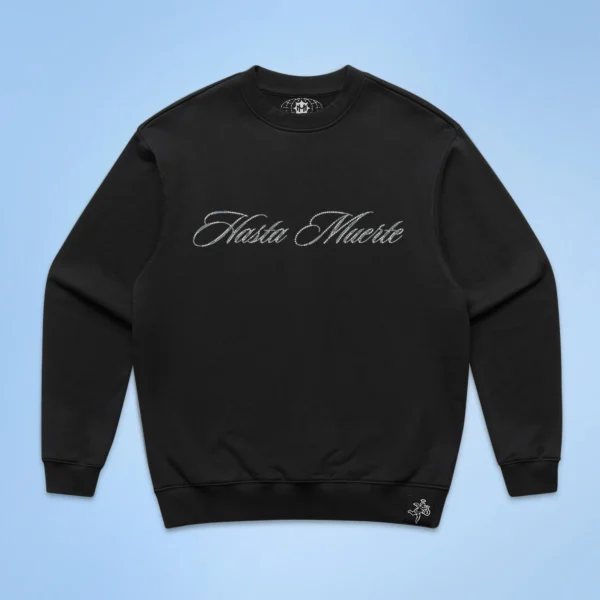 Custom Rhinestone Portrait Back Crewneck Sweatshirt - Style E00E40 - product detail view 2 Custom Rhinestone Portrait Back Crewneck Sweatshirt - Style E00E40 - product detail view 2