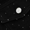 Custom Rhinestone Buckle Denim Jacket - Style EDAA01 - product detail view 12