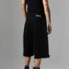 Custom Rhinestone Washed Denim Long Shorts - Style 51CCB6 - product detail view 5 Custom Rhinestone Washed Denim Long Shorts - Style 51CCB6 - product detail view 5