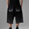 Custom Rhinestone Raw-Hem Denim Shorts - Style 20BD28 - product detail view 2 Custom Rhinestone Raw-Hem Denim Shorts - Style 20BD28 - product detail view 2