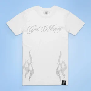 Custom Rhinestone Flame Placement T-Shirt | 66e2f54aec38177c2 - Style 66E2F5