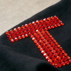 Custom Rhinestone Graphic Pullover Hoodie - 3F909664 - Style 3F9096