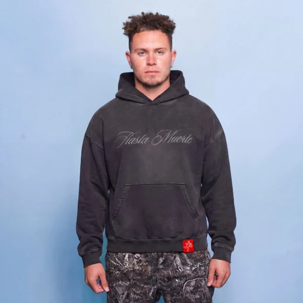 Custom Rhinestone Graphic Pullover Hoodie - Style 45E8DD - product detail view 3 Custom Rhinestone Graphic Pullover Hoodie - Style 45E8DD - product detail view 3