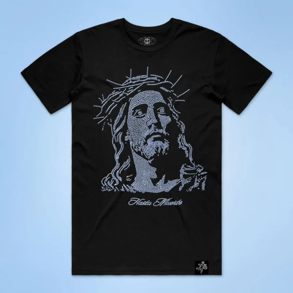 Custom Rhinestone Portrait Graphic T-Shirt - VW-TS02 - Style A8D13F