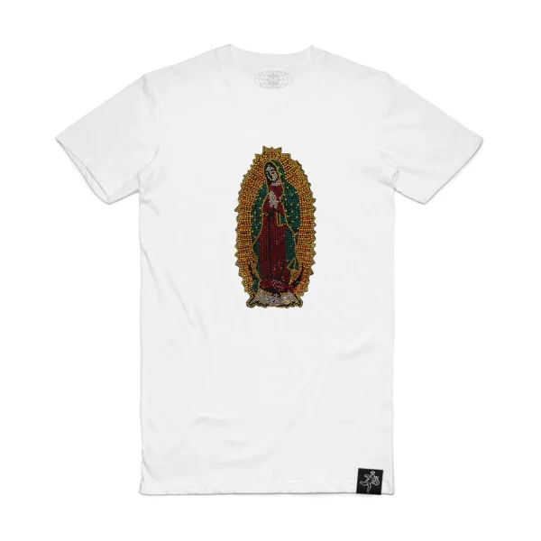 Custom Rhinestone Graphic Short Sleeve Tee - Style 3BB3A1 - product detail view 4 Custom Rhinestone Graphic Short Sleeve Tee - Style 3BB3A1 - product detail view 4
