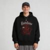 Custom Rhinestone Spider Motif Pullover Hoodie - Style FE8A11 - product detail view 6