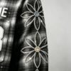 Custom Rhinestone Plaid Button-Up Overshirt - Style 85722D - product detail view 7 Custom Rhinestone Plaid Button-Up Overshirt - Style 85722D - product detail view 7