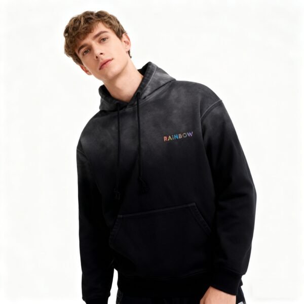 Custom Rhinestone Spray Hooded Pullover Hoodie - Style 8988CA - product detail view 5 Custom Rhinestone Spray Hooded Pullover Hoodie - Style 8988CA - product detail view 5