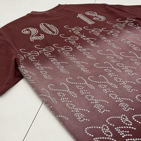 Custom Rhinestone Graphic Sweatpants Set - Style A05FEE - product detail view 2 Custom Rhinestone Graphic Sweatpants Set - Style A05FEE - product detail view 2