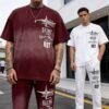 Custom Rhinestone Graphic Sweatpants Set - Style A05FEE - product detail view 8 Custom Rhinestone Graphic Sweatpants Set - Style A05FEE - product detail view 8