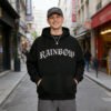 Custom Rhinestone Text Pullover Hoodie - Style 8C780C - product detail view 2 Custom Rhinestone Text Pullover Hoodie - Style 8C780C - product detail view 2