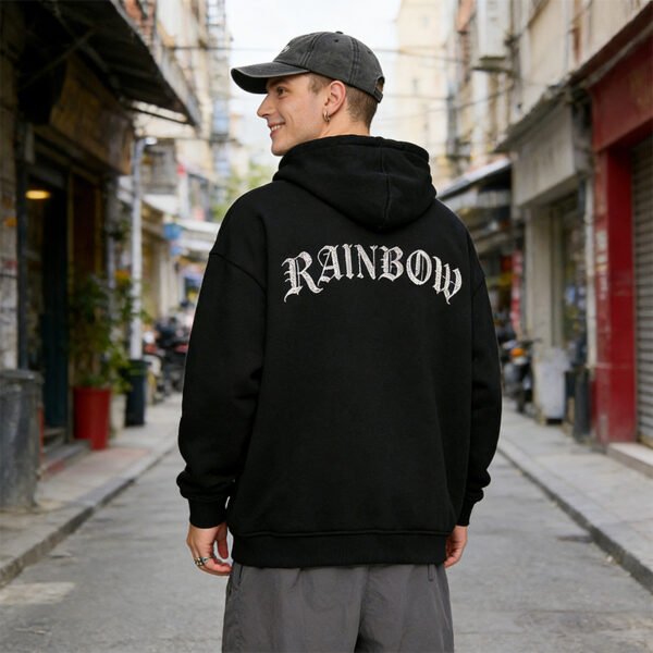 Custom Rhinestone Text Pullover Hoodie - Style 8C780C - product detail view 4 Custom Rhinestone Text Pullover Hoodie - Style 8C780C - product detail view 4