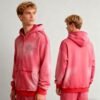 Custom Washed Rhinestone Zip Hoodie | - Style FC78E8 - product detail view 6