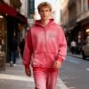 Custom Washed Rhinestone Zip Hoodie | - Style FC78E8 - product detail view 7