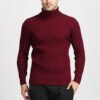 Custom Ribbed Turtleneck Knit Pullover - Style FFA755 - product detail view 4 Custom Ribbed Turtleneck Knit Pullover - Style FFA755 - product detail view 4