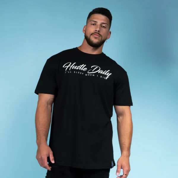 Custom Dusty Blue Script Graphic Sweatshirt | - Style 4313B9 - product detail view 8