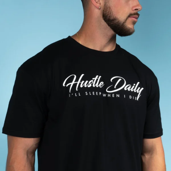 Custom Dusty Blue Script Graphic Sweatshirt | - Style 4313B9 - product detail view 9