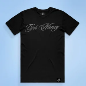 Custom Script Rhinestone Detail T-Shirt - Style D64457
