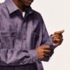 Custom Seam-Aligned Oversized Long-Sleeve Overshirt - Style 4B7B77 - product detail view 10 Custom Seam-Aligned Oversized Long-Sleeve Overshirt - Style 4B7B77 - product detail view 10