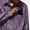 Custom Seam-Aligned Oversized Long-Sleeve Overshirt - Style 4B7B77 - product detail view 11 Custom Seam-Aligned Oversized Long-Sleeve Overshirt - Style 4B7B77 - product detail view 11