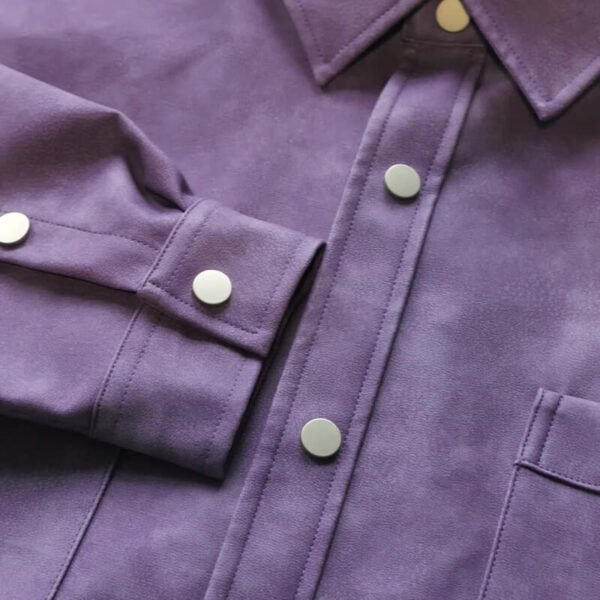 Custom Seam-Aligned Oversized Long-Sleeve Overshirt - Style 4B7B77 - product detail view 13 Custom Seam-Aligned Oversized Long-Sleeve Overshirt - Style 4B7B77 - product detail view 13