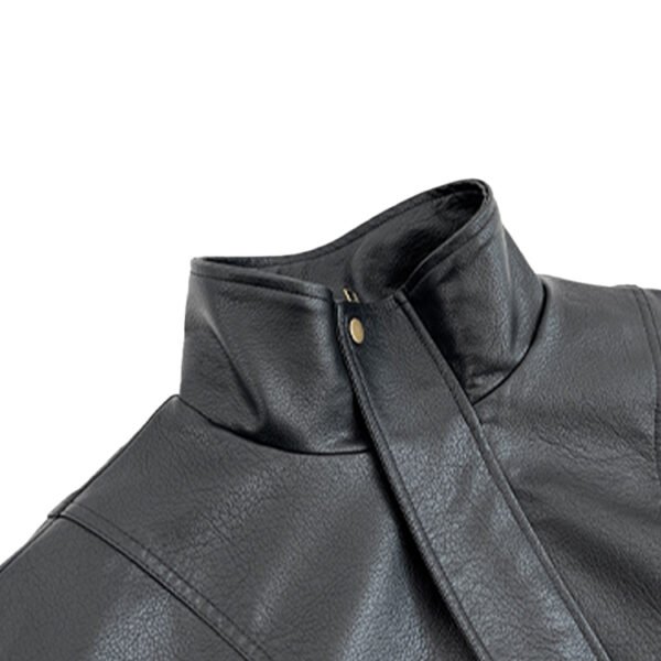 Custom Short Leather-Look Bomber Jacket - 7864827 - Style FE2896 - product detail view 5 Custom Short Leather-Look Bomber Jacket - 7864827 - Style FE2896 - product detail view 5