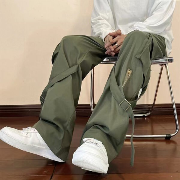 Custom Men's Side-Zip Utility Pants - Style E97C17 - product detail view 2 Custom Men's Side-Zip Utility Pants - Style E97C17 - product detail view 2