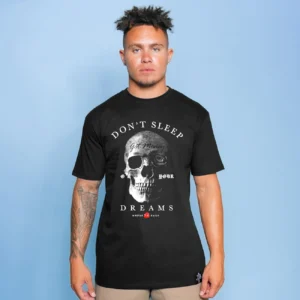 Custom Skull Graphic T-Shirt with Panel Print Control - Style D3C2B3