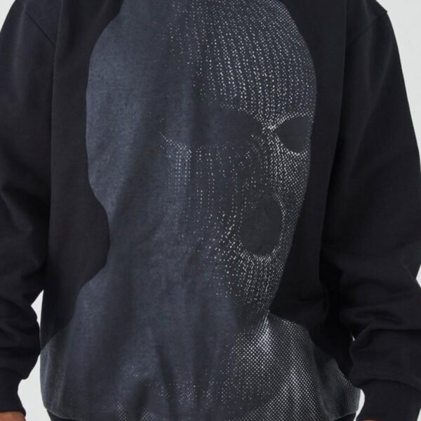 Custom Sleeve-Stripe Graphic Pullover Hoodie - Style 1F9478 - product detail view 5 Custom Sleeve-Stripe Graphic Pullover Hoodie - Style 1F9478 - product detail view 5