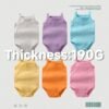 Custom Sleeveless Baby Rib-Knit Onesie - Style D9EBCF - product detail view 3