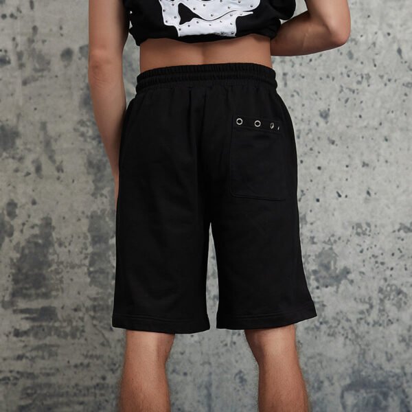 Custom Sleeveless Hooded Sweatshirt and Shorts Set - Style 914898 - product detail view 14
