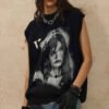 Custom Portrait Intarsia Sleeveless Knit Sweater - Style 9DE1A1 - product detail view 3 Custom Portrait Intarsia Sleeveless Knit Sweater - Style 9DE1A1 - product detail view 3