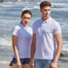 Custom Slim-Fit Business Polo Shirt - Style A08636 - product detail view 4 Custom Slim-Fit Business Polo Shirt - Style A08636 - product detail view 4