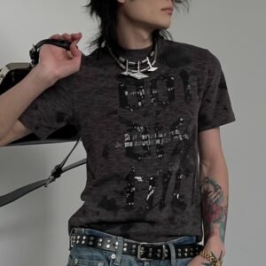 Custom Slim Fit Graphic T-Shirt - Style 97C1FC