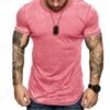 Custom Men's Slim-Fit Round-Neck Hem-Zip T-Shirt - Style 8DA5EF - product detail view 3 Custom Men's Slim-Fit Round-Neck Hem-Zip T-Shirt - Style 8DA5EF - product detail view 3
